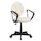 Flash Furniture Vinyl Task Chair, 17" to 21-1/2", Fixed Arms, Brown and Cream BT-6179-BASE-A-GG - alternate 4