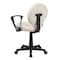Flash Furniture Vinyl Task Chair, 17" to 21-1/2", Fixed Arms, Brown and Cream BT-6179-BASE-A-GG - alternate 6