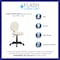 Flash Furniture Vinyl Task Chair, 17" to 21-1/2", Brown and Cream BT-6179-BASE-GG - alternate 7