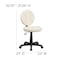 Flash Furniture Vinyl Task Chair, 17" to 21-1/2", Brown and Cream BT-6179-BASE-GG - alternate 3