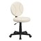 Flash Furniture Vinyl Task Chair, 17" to 21-1/2", Brown and Cream BT-6179-BASE-GG - alternate 4