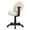 Flash Furniture Vinyl Task Chair, 17" to 21-1/2", Brown and Cream BT-6179-BASE-GG - alternate 2