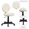 Flash Furniture Vinyl Task Chair, 17" to 21-1/2", Brown and Cream BT-6179-BASE-GG - alternate 9