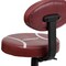 Flash Furniture Metal Task Chair, 17" to 21-1/2", Brown BT-6181-FOOT-GG - alternate 9