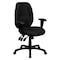 Flash Furniture Black High Back Exec Chair, Seat Height Range: 18" to 21-1/2" BT-6191H-BK-GG - alternate 9