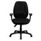 Flash Furniture Black High Back Exec Chair, Seat Height Range: 18" to 21-1/2" BT-6191H-BK-GG - alternate 10