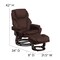 Flash Furniture Brown MIC Multi-Position Recliner and Ottoman BT-70222-MIC-FLAIR-GG - alternate 7