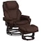 Flash Furniture Brown MIC Multi-Position Recliner and Ottoman BT-70222-MIC-FLAIR-GG - alternate 8