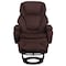 Flash Furniture Brown MIC Multi-Position Recliner and Ottoman BT-70222-MIC-FLAIR-GG - alternate 4