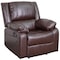 Flash Furniture Recliner, 31" to 64" x 26" to 36", Upholstery Color: Brown BT-70597-1-BN-GG - alternate 4
