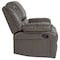 Flash Furniture Harmony Series Leather Recliner, Gray BT-70597-1-GY-GG - alternate 9