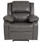 Flash Furniture Harmony Series Leather Recliner, Gray BT-70597-1-GY-GG - alternate 10