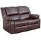 Flash Furniture Loveseat, 35" to 64" x 38", Upholstery Color: Brown BT-70597-LS-BN-GG - alternate 2