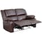 Flash Furniture Loveseat, 35" to 64" x 38", Upholstery Color: Brown BT-70597-LS-BN-GG - alternate 7