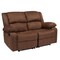 Flash Furniture Harmony Brown Microfiber Recliner Loveseat BT-70597-LS-BN-MIC-GG