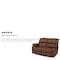 Flash Furniture Harmony Brown Microfiber Recliner Loveseat BT-70597-LS-BN-MIC-GG - alternate 7