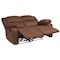 Flash Furniture Harmony Brown Microfiber Recliner Loveseat BT-70597-LS-BN-MIC-GG