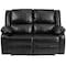 Flash Furniture Loveseat, 35" to 64" x 38", Upholstery Color: Black BT-70597-LS-GG - alternate 10