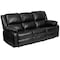 Flash Furniture Sofa, 35" to 64" x 38", Upholstery Color: Black BT-70597-SOF-GG - alternate 6