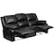 Flash Furniture Sofa, 35" to 64" x 38", Upholstery Color: Black BT-70597-SOF-GG - alternate 7