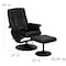 Flash Furniture Black LeatherSoft Massaging Recliner and Ottoman BT-7600P-MASSAGE-BK-GG - alternate 4
