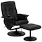 Flash Furniture Black LeatherSoft Massaging Recliner and Ottoman BT-7600P-MASSAGE-BK-GG - alternate 5
