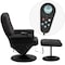 Flash Furniture Black LeatherSoft Massaging Recliner and Ottoman BT-7600P-MASSAGE-BK-GG - alternate 2