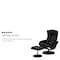 Flash Furniture Black LeatherSoft Massaging Recliner w/Side Pocket BT-7672-MASSAGE-BK-GG - alternate 3