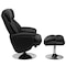 Flash Furniture Black LeatherSoft Recliner & Ottoman - Chrome Base BT-7807-TRAD-GG - alternate 7
