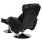 Flash Furniture Black LeatherSoft Recliner & Ottoman - Chrome Base BT-7807-TRAD-GG - alternate 5