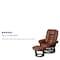 Flash Furniture Brown Aged LeatherSoft Swivel Recliner & Ottoman BT-7818-VIN-GG - alternate 6