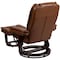 Flash Furniture Brown Aged LeatherSoft Swivel Recliner & Ottoman BT-7818-VIN-GG - alternate 5