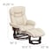 Flash Furniture Beige LeatherSoft Swivel Recliner & Curved Ottoman BT-7821-BGE-GG - alternate 6