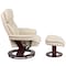Flash Furniture Beige LeatherSoft Swivel Recliner & Curved Ottoman BT-7821-BGE-GG - alternate 7