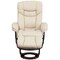 Flash Furniture Beige LeatherSoft Swivel Recliner & Curved Ottoman BT-7821-BGE-GG - alternate 9