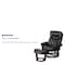 Flash Furniture Black LeatherSoft Swivel Recliner & Curved Ottoman BT-7821-BK-GG - alternate 5