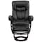 Flash Furniture Black LeatherSoft Swivel Recliner & Curved Ottoman BT-7821-BK-GG - alternate 8