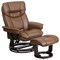 Flash Furniture Palimino LeatherSoft Recliner and Curved Ottoman BT-7821-PALIMINO-GG - alternate 3