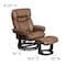 Flash Furniture Palimino LeatherSoft Recliner and Curved Ottoman BT-7821-PALIMINO-GG - alternate 6