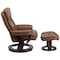 Flash Furniture Palimino LeatherSoft Recliner and Curved Ottoman BT-7821-PALIMINO-GG - alternate 9