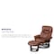 Flash Furniture Brown Aged LeatherSoft Recliner & Curved Ottoman BT-7821-VIN-GG - alternate 2