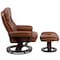 Flash Furniture Brown Aged LeatherSoft Recliner & Curved Ottoman BT-7821-VIN-GG - alternate 8