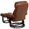 Flash Furniture Brown Aged LeatherSoft Recliner & Curved Ottoman BT-7821-VIN-GG - alternate 5