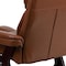Flash Furniture Brown Aged LeatherSoft Recliner & Curved Ottoman BT-7821-VIN-GG - alternate 10