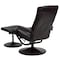 Flash Furniture Brown LeatherSoft Recliner with Ottoman BT-7862-BN-GG - alternate 3