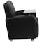 Flash Furniture Contemporary Guest Chair, Black Back, 41 in W 27" L 35" H, Raised Tablet, Leather Seat BT-8217-BK-CS-GG - alternate 8