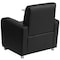Flash Furniture Contemporary Guest Chair, Black Back, 41 in W 27" L 35" H, Raised Tablet, Leather Seat BT-8217-BK-CS-GG - alternate 6