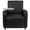 Flash Furniture Contemporary Guest Chair, Black Back, 41 in W 27" L 35" H, Raised Tablet, Leather Seat BT-8217-BK-CS-GG - alternate 7
