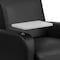 Flash Furniture Contemporary Guest Chair, Black Back, 41 in W 27" L 35" H, Raised Tablet, Leather Seat BT-8217-BK-GG - alternate 9