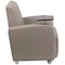 Flash Furniture Contemporary Guest Chair, Gray Back, 41 in W 27" L 35" H, Raised Tablet, Leather Seat BT-8217-GV-CS-GG - alternate 5